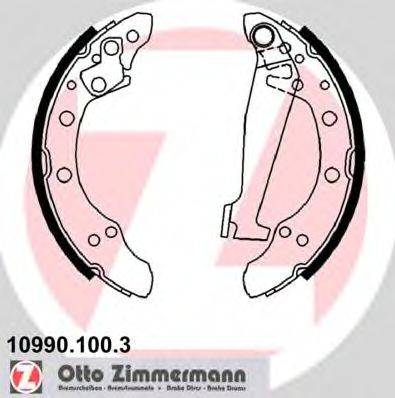 ZIMMERMANN 109901003 Комплект гальмівних колодок