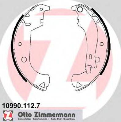 ZIMMERMANN 109901127 Комплект гальмівних колодок