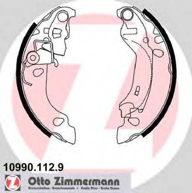 ZIMMERMANN 109901129 Комплект гальмівних колодок