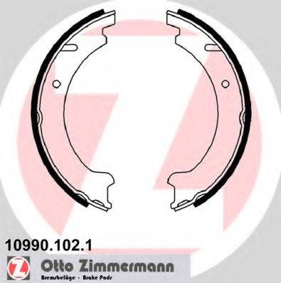 ZIMMERMANN 109901021 Комплект гальмівних колодок, стоянкова гальмівна система