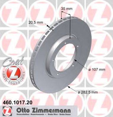 ZIMMERMANN 460101720 гальмівний диск
