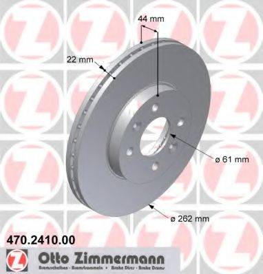 ZIMMERMANN 470241000 гальмівний диск