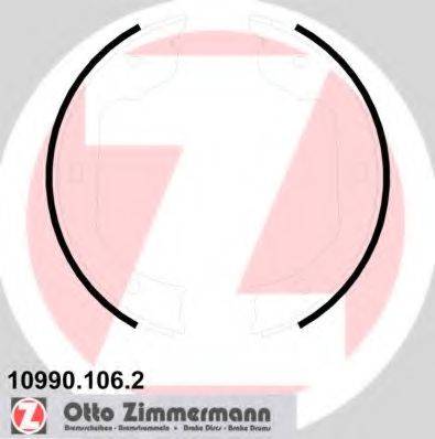 ZIMMERMANN 109901062 Комплект гальмівних колодок, стоянкова гальмівна система
