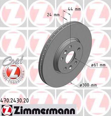 ZIMMERMANN 470243020 гальмівний диск