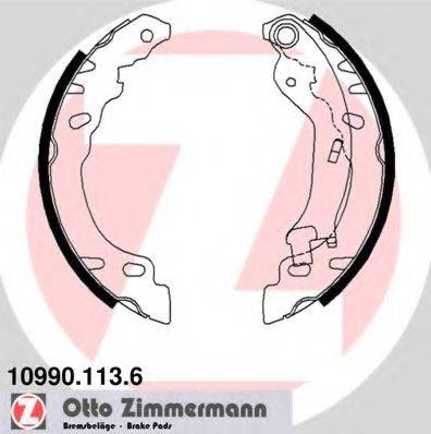 ZIMMERMANN 109901136 Комплект гальмівних колодок