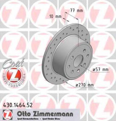 ZIMMERMANN 430146452 гальмівний диск