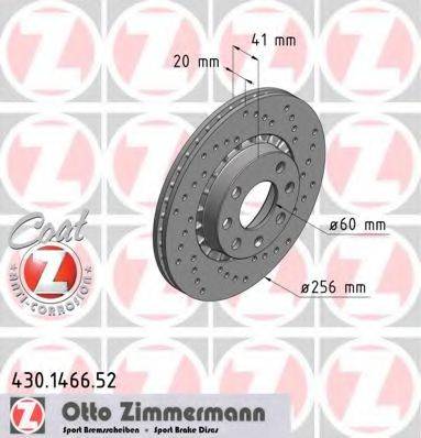 ZIMMERMANN 430146652 гальмівний диск