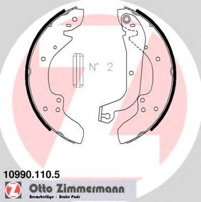 ZIMMERMANN 109901105 Комплект гальмівних колодок