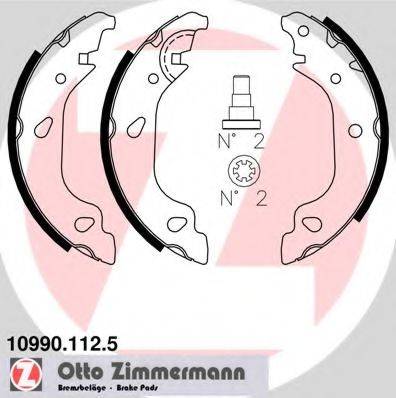 ZIMMERMANN 109901125 Комплект гальмівних колодок