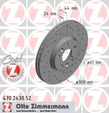 ZIMMERMANN 470243052 гальмівний диск