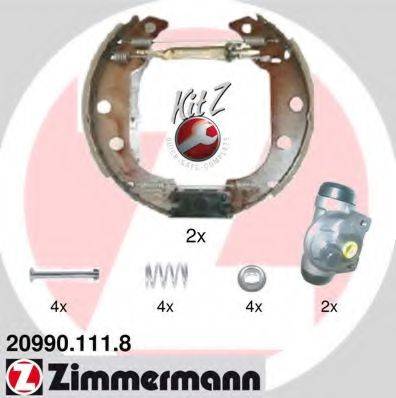 ZIMMERMANN 209901118 Комплект гальмівних колодок