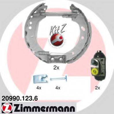 ZIMMERMANN 209901236 Комплект гальмівних колодок