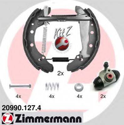 ZIMMERMANN 209901274 Комплект гальмівних колодок