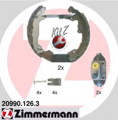 ZIMMERMANN 209901263 Комплект гальмівних колодок