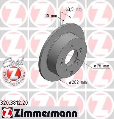 ZIMMERMANN 320381220 гальмівний диск