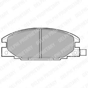 ISUZU 8-94461-155-O Комплект гальмівних колодок, дискове гальмо