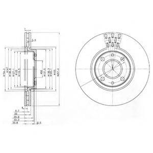 ALFA ROMEO 46831O41 гальмівний диск