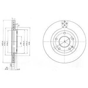 MERCEDES-BENZ A168 421 O712 гальмівний диск