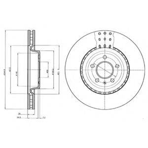 DELPHI BG9110C гальмівний диск
