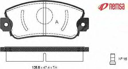 FIAT 792552 Комплект прокладок, корпус скоби гальма