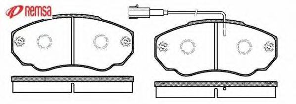 METZGER 23918 Комплект гальмівних колодок, дискове гальмо