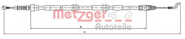 METZGER 107394 Трос, стоянкова гальмівна система