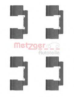 METZGER 1091732 Комплектуючі, колодки дискового гальма