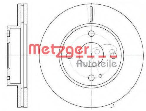 METZGER 605610 гальмівний диск