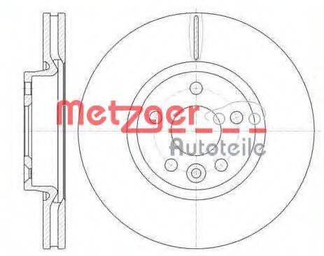 METZGER 6101910 гальмівний диск
