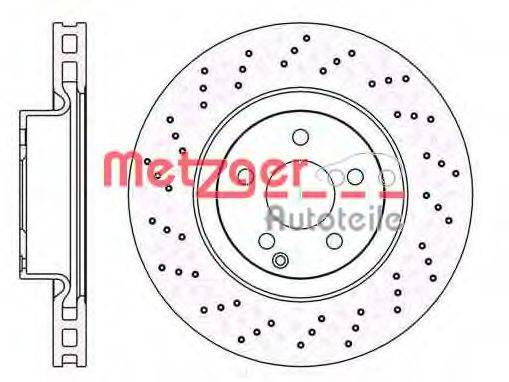 METZGER 6103210 гальмівний диск