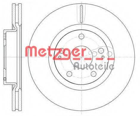 METZGER 6105010 гальмівний диск