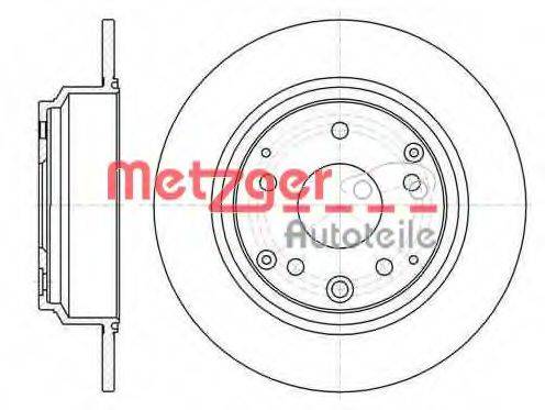 METZGER 6109000 гальмівний диск