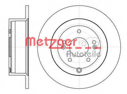 METZGER 6110600 гальмівний диск