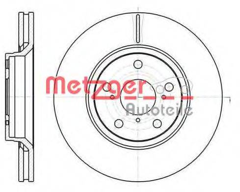 METZGER 6112110 гальмівний диск