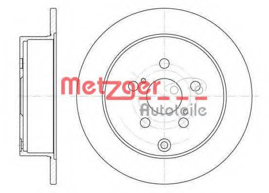 METZGER 6116800 гальмівний диск