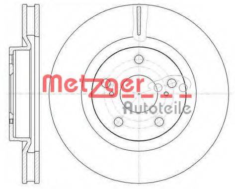 METZGER 6118910 гальмівний диск