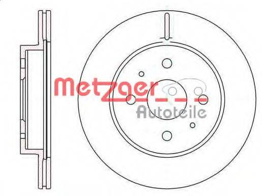 METZGER 6119010 гальмівний диск