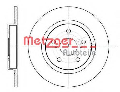 METZGER 6132500 гальмівний диск