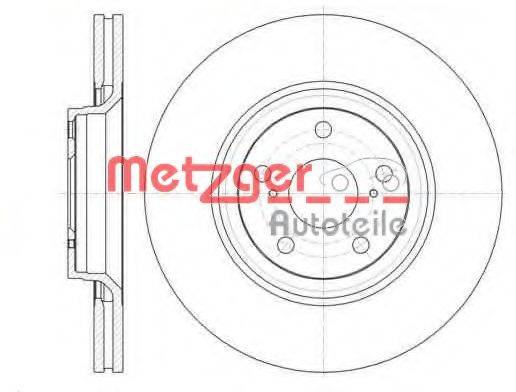 METZGER 6132910 гальмівний диск