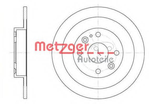METZGER 614800 гальмівний диск