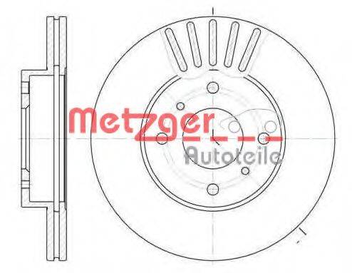 METZGER 617910 гальмівний диск