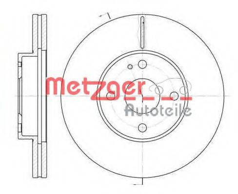 METZGER 618410 гальмівний диск