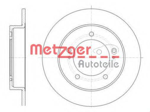 METZGER 6110267 гальмівний диск