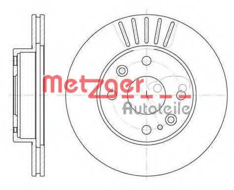 METZGER 6110313 гальмівний диск
