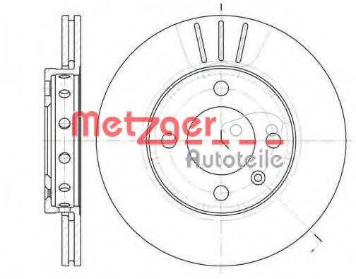 METZGER 642610 гальмівний диск
