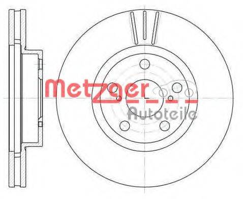METZGER 657710 гальмівний диск