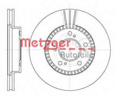 METZGER 658610 гальмівний диск