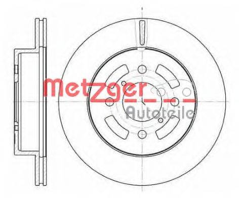 METZGER 6110200 гальмівний диск