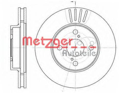 METZGER 674210 гальмівний диск
