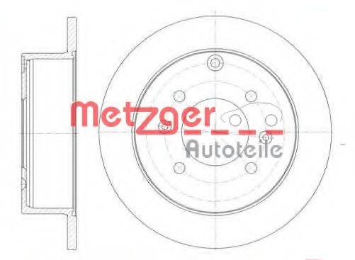 METZGER 675700 гальмівний диск
